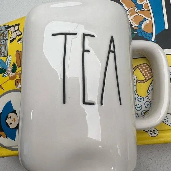 Rae Dunn Tea Mug Glazed Ceramic Farmhouse - Picture 10 of 10